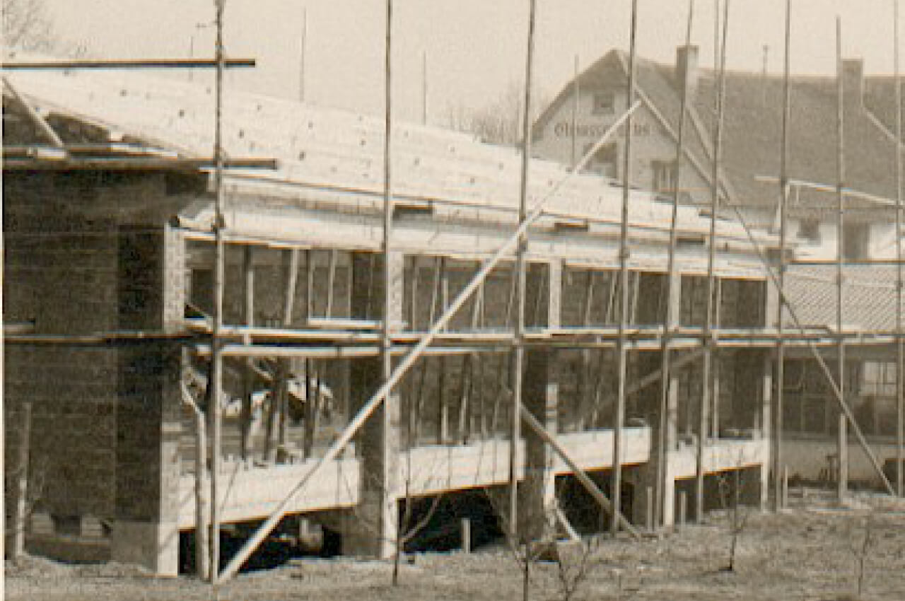 Bau der Betriebsstätte in Grasellenbach-Hammelbach